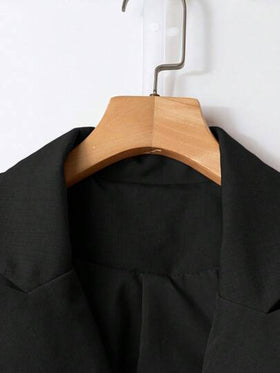 SHEIN Clasi طقم فستان أنيق نسائي بلا أكمام، قطعتين