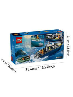مجموعة ألعاب بناء LEGO 60456 مطاردة القارب في المدينة