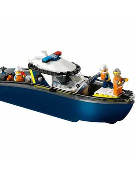 مجموعة ألعاب بناء LEGO 60456 مطاردة القارب في المدينة