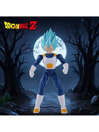 أثاث مكتبي TOEI ANIMATION قطعة واحدة من الدمية المتحركة المرخصة رسميًا لشخصية فيجيتا سوبر سايان - تمثال لعبة باللون الأزرق، مثالي لديكور المنزل وهدايا أعياد الميلاد للمعجبين والمجمّعين