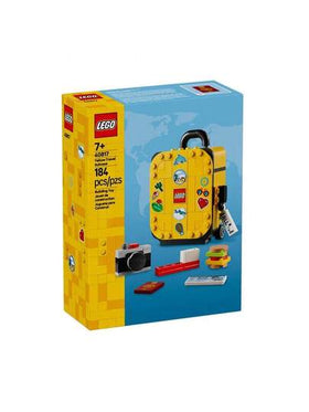 LEGO مجموعة كتل البناء حقيبة سفر صفراء ليغو 40817، هدية رائعة للأطفال