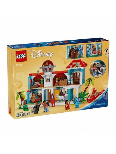 LEGO بيت الشاطئ لليلو وستيتش 43268 ليغو