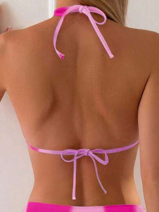 Swim مجموعة ملابس السباحة المطبوع عليها رسومات طريقة الصباغة المربوطة للنساء للذهاب إلى الشاطئ والرحلات