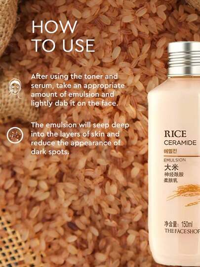 The Face Shop لوشن ترطيب سيراميد الفيزاليس | لوشن لطيف، يعزز إشراق البشرة، يشكل حاجز واقي | لوشن ترطيب للوجه | تغذية عميقة، يجعل البشرة ناعمة ومرطبة | مستحضرات تجميل كورية | 150 مل / 5.07 أونصة سائلة