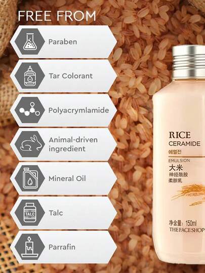 The Face Shop لوشن ترطيب سيراميد الفيزاليس | لوشن لطيف، يعزز إشراق البشرة، يشكل حاجز واقي | لوشن ترطيب للوجه | تغذية عميقة، يجعل البشرة ناعمة ومرطبة | مستحضرات تجميل كورية | 150 مل / 5.07 أونصة سائلة