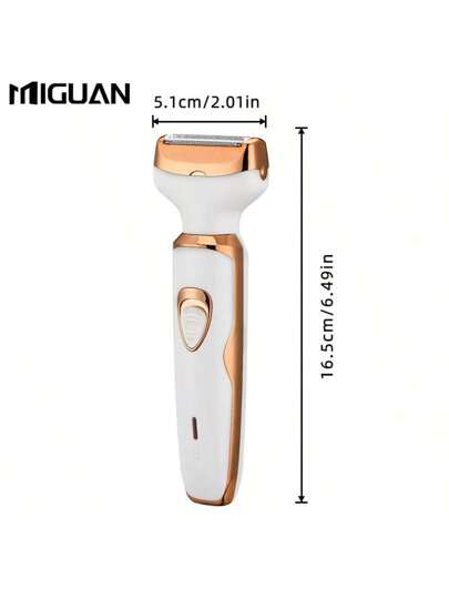 مزيل الشعر الكهربائي متعدد الوظائف للنساء 4 في 1 / مجموعة مزيل الشعر الكهربائي متعدد الوظائف للنساء / ماكينة تشذيب البكيني للنساء / قابلة لإعادة الشحن بالموصل USB / مزيل الشعر للشعر العانة والحواجب والأنف والوجه والساقين / محمول ، لطيف ، هدية للمرأة...