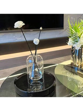مبخر زيوت أساسية لا لهب به، موزع عطور ومستحضرات التعطير للمنزل والغرفة، منقي روائح الحمامات، زجاجة عطور ديكورية