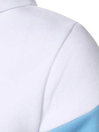 Manfinity Homme البلوزات الهودي الرجالية الكاجوال ذات الطباعة بالحروف الطويلة الأكمام