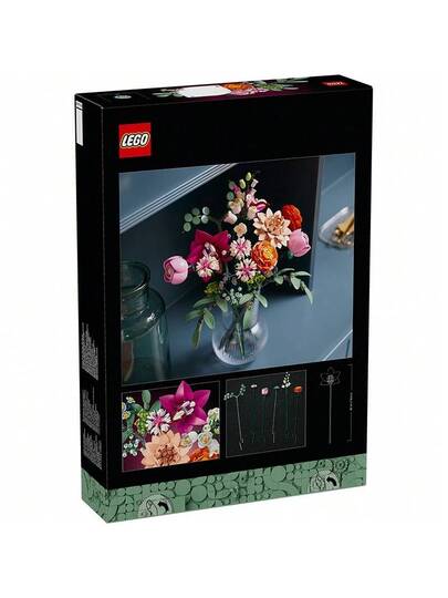 LEGO طقم كتل البناء زهري بوكيه ليغو مناسب كهدية للأطفال