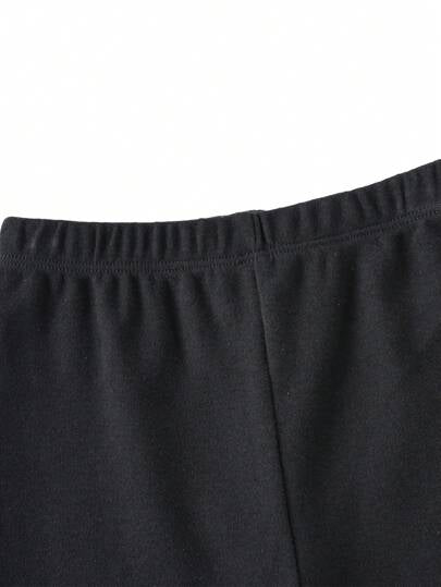 3 قطع بنطال قطني للأطفال الرضع خصر مطاطي أساور المعصم من الطقم