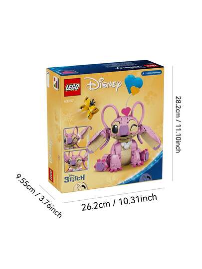 LEGO ليغو ديزني المدينة الملائكية ليلو وستيتش، لعبة بناء للأطفال 43257