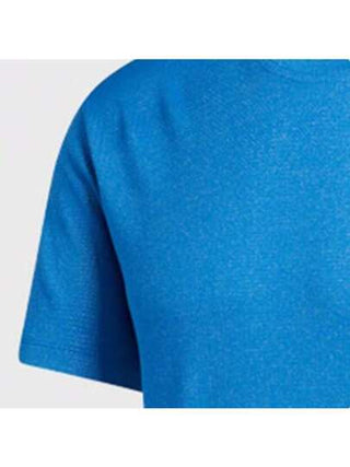 Adidas بولو ذكوري قصير الأكمام سريع الجفاف قابل للتنفس للرياضة والجري واللياقة البدنية