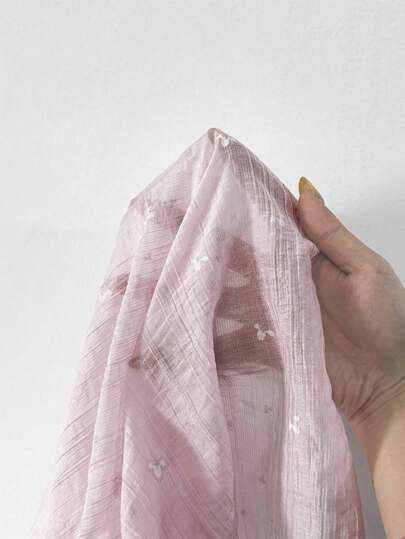 SHEIN بلوزة أنيقة نسائية فضفاضة رقيقة الظهر مربوطة الأكمام طويلة الأكمام، مناسبة للربيع والصيف