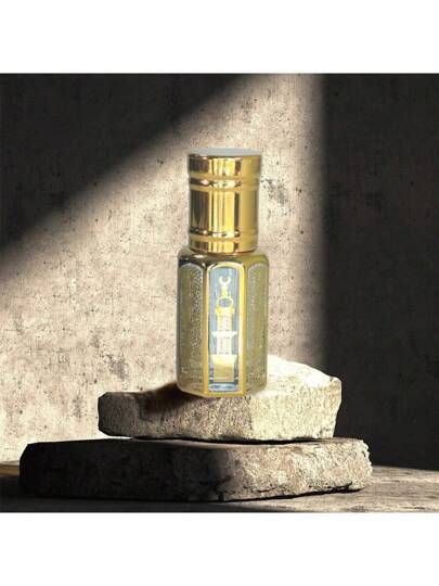 عطر رجالي علي شكل زجاجة رول-أون بحجم 10مل ذو رائحة عطرية خشبية بنكهة بخور الليمون