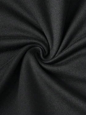 Manfinity Homme طقم قميص كاجوال قصير الأكمام مطبوع عليه رسومات حرفية وشورت ذو خصر رباط للرجال