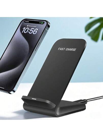 شاحن السلكي سريع، قاعدة شحن السلكية 15 واط، متوافق مع آيفون XR/Xs Max/XS/X/8/8 بلس، شحن سريع لجالكسي S25/S24/S23/S10/S9/S9+/S8/S8+ وغيرها، شحن USB، 36 فولت كحد أقصى، بدون بطارية، لآيفون XR/XS Max/XS/X/8/8 بلس
