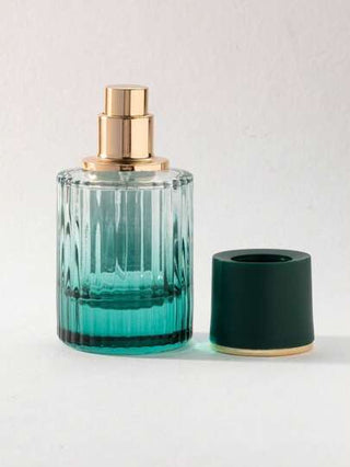 زجاجة رذاذ عطر زجاجية 30مل/ 50مل ، زجاجة عطر خضراء للتوزيع ،رشاش عطر محمول ، رشاش عطر للسفر قابل لإعادة التعبئة