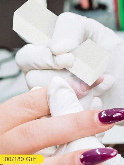 NailShine 7 قطع طقم أدوات العناية بالأظافر - طقم المانيكير: مبرد أظافر، منعم، مصقل، دافع للبشرة الجلدية، لوازم الأظافر، أدوات الأظافر، أدوات فن الأظافر، عودة إلى المدرسة، الأظافر، أدوات الأظافر للأظافر الصناعية