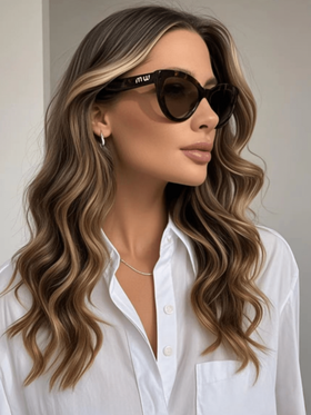 زوج نظارات كات آي ريترو للنساء، إكسسوارات شاطئ من علامة تجارية فاخرة، هدية أناقة عمل جديدة، مناسبة للعطلات والمدرسة، بتصميم عين القطة والزخرفة بالحروف