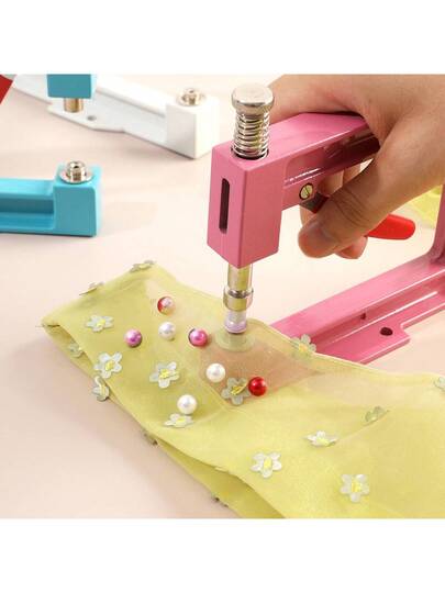 مجموعة أدوات DIY آلة ضغط اليد الجديدة للخرز اللؤلؤي بأحجام 4 مم، 5 مم، 6 مم، 8 مم، 10 مم