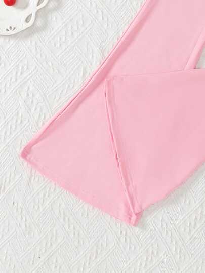 Elladie kids مجموعة تيشيرت بأكمام قصيرة مطبوع عليه شكل الكرز وسروال قصير، لفتيات المراهقات، ملابس رياضية للربيع والصيف، 2 قطعة/مجموعة