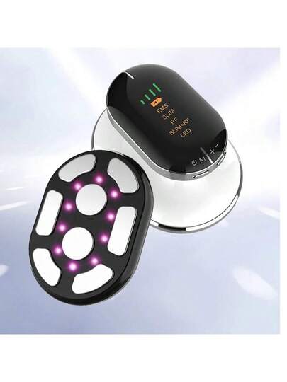 جهاز تدليك جديد ذو شفرات مخفضة للدهون، مناسب للتنحيف والتشكيل ، قابل للشحن عبر USB ذو أضواء ملونة وخفيف الوزن، مناسب للنساء للاستخدام المنزلي، مناسب كهدية لعيد الأم