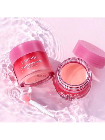 Laneige 20 جرام/0.70 أونصة قناع النوم للشفاه: مغذي، مرطب، فيتامين سي، توت، مضادات أكسدة، مناسب للشفاه الجافة والمتقشرة - قناع نوم الشفاه من لانيج