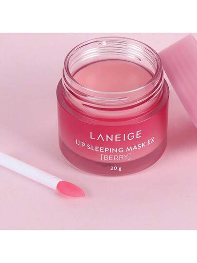 Laneige 20 جرام/0.70 أونصة قناع النوم للشفاه: مغذي، مرطب، فيتامين سي، توت، مضادات أكسدة، مناسب للشفاه الجافة والمتقشرة - قناع نوم الشفاه من لانيج