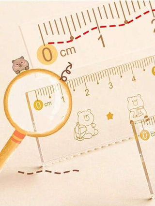 أدوات مكتبية ومدرسية 7 قطع طقم قرطاسية للتعلم والمكتب محمول، يتضمن البوصلة والمسطرة والمحاية والأقلام الاحتياطية، أدوات رسم بتصميم حيوانات جميلة، مناسب كهدية للطلاب والمعلمين والأصدقاء في المناسبات والأعياد والتخرج