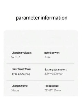 جهاز تدليك جديد ذو شفرات مخفضة للدهون، مناسب للتنحيف والتشكيل ، قابل للشحن عبر USB ذو أضواء ملونة وخفيف الوزن، مناسب للنساء للاستخدام المنزلي، مناسب كهدية لعيد الأم