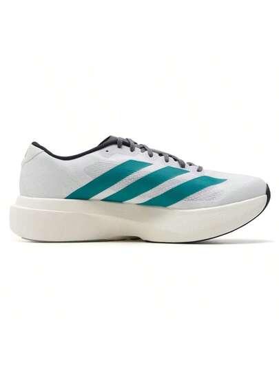 Adidas أحذية الجري Adizero Evo SL M للرجال، أحذية رياضية خفيفة الوزن ومريحة للاستخدام اليومي في الأماكن الخارجية مع تقنية وسادة Lightstrike Pro، أحذية كاجوال بنمط رباط منخفض، JS4487
