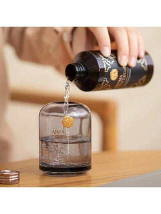 1 قطعة موزع مبخر عطري بدون لهب سعة 200مل/500مل، من مجموعة لاكر النار، برائحة الشاي الأبيض وعطر حديقة المطر، مُنعِّش للغرف ، ديكوري للمنزل الداخلي، بجودة عالية مع عطر طويل الأمد، هدية مثالية مرافقة
