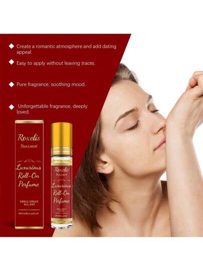 زيت عطري نسائي فاتن لطيف فاخر 10مل، منعش وجذاب، يحتوي على رائحة البرجموت والياسمين، محمول
