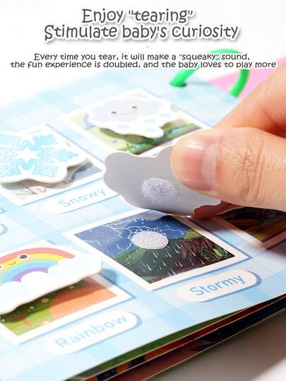 كتاب هادئ للأطفال، كتاب ملصقات قابل للتسحيق المتكرر، ألغاز تطابق كانبسة والحلقات، كتاب تنمية وتعليمي، الحزام المشغول المبكر، ألعاب تعليمية ألغاز