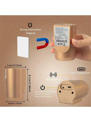 1 قطعة كشاف حائطي أسطواني، إضاءة لوحة أرقام LED، إضاءة حائطية للممر، إضاءة بحساس، إضاءة ديكورية حائطية، إضاءة ليلية، مناسبة لغرفة المعيشة والنوم وأرقام المنازل والفناء والحديقة والفندق والممر والمطعم والمتجر والمدرسة والمستشفى وديكور عيد الميلاد، تعمل بال