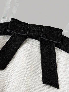 SHEIN جمبسوت قفزة كاجوال بلون أحادي مُنسوجة للفتيات الصغيرات، جمبسوت قفزة للفتيات، جمبسوت قفزة للفتيات الصغيرات، جمبسوت قفزة مع فيونكة للفتيات في فصل الخريف والشتاء