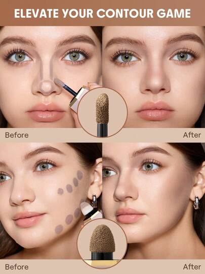 SHEGLAM Precision Sculpt ثنائي تحديد سائل - تسمير ناعم عيد الأب تخرُّج عيد ميلاد عطلة عام 2000 فاخر موضة ماكياج مستحضرات التجميل حفلة شاطئ يسافر التخييم في الهواء الطلق مدرسة حرم الجامعة رحلة المهرجانات ديكور هدية حاضر وَردَة بنت كوسبلاي أفضل لون...