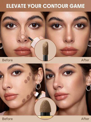 SHEGLAM Precision Sculpt ثنائي تحديد سائل - سكر بني عيد الأب تخرُّج عيد ميلاد عطلة عام 2000 فاخر موضة ماكياج مستحضرات التجميل حفلة شاطئ يسافر التخييم في الهواء الطلق مدرسة حرم الجامعة رحلة المهرجانات ديكور هدية حاضر وَردَة بنت كوسبلاي أفضل لون سحر...