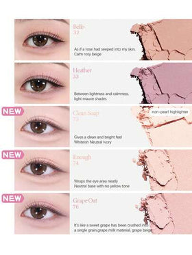HOLIKA HOLIKA مفضلتي: صابون نظيف Shadow 73، صيغة خفيفة الوزن، ضغط ناعم، لون دائم، حجم جيب، تطبيق بالأصبع، غير كعكي، لمسات إصلاحية في أي وقت، ضروريات السفر، إزالة التورم، مكياج سريع 5 دقائق، مستحضرات تجميل كورية، 1.8 جرام/0.06 أونصة