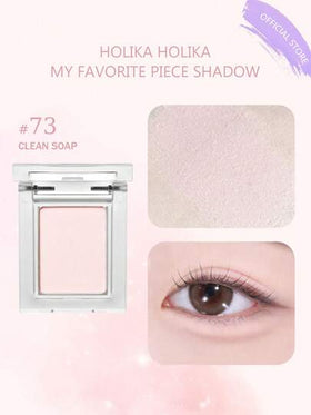 HOLIKA HOLIKA مفضلتي: صابون نظيف Shadow 73، صيغة خفيفة الوزن، ضغط ناعم، لون دائم، حجم جيب، تطبيق بالأصبع، غير كعكي، لمسات إصلاحية في أي وقت، ضروريات السفر، إزالة التورم، مكياج سريع 5 دقائق، مستحضرات تجميل كورية، 1.8 جرام/0.06 أونصة