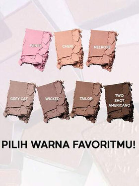 HOLIKA HOLIKA ظلال العيون المفضلة لدي 47 AROMA ESPRESSO، خفيفة القوام قابلة للمزج، مسحوق مضغوط ناعم، لون دائم، بحجم جيب، للتطبيق بالأصابع، لا تتكتل، إمكانية إصلاح المكياج في أي وقت، ضروري للسفر، مزيل للانتفاخ، مكياج سريع 5 دقائق، مستحضرات تجميل كورية، 1.8