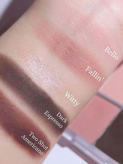 HOLIKA HOLIKA ظلال العيون المفضلة لدي 47 AROMA ESPRESSO، خفيفة القوام قابلة للمزج، مسحوق مضغوط ناعم، لون دائم، بحجم جيب، للتطبيق بالأصابع، لا تتكتل، إمكانية إصلاح المكياج في أي وقت، ضروري للسفر، مزيل للانتفاخ، مكياج سريع 5 دقائق، مستحضرات تجميل كورية، 1.8