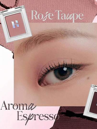 HOLIKA HOLIKA ظلال العيون المفضلة لدي 47 AROMA ESPRESSO، خفيفة القوام قابلة للمزج، مسحوق مضغوط ناعم، لون دائم، بحجم جيب، للتطبيق بالأصابع، لا تتكتل، إمكانية إصلاح المكياج في أي وقت، ضروري للسفر، مزيل للانتفاخ، مكياج سريع 5 دقائق، مستحضرات تجميل كورية، 1.8