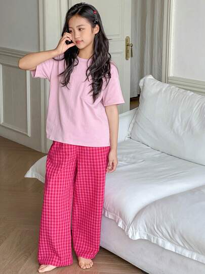 Dazy Kids ملابس منزلية بحجم كبير للبنات في فصل الخريف رمضان