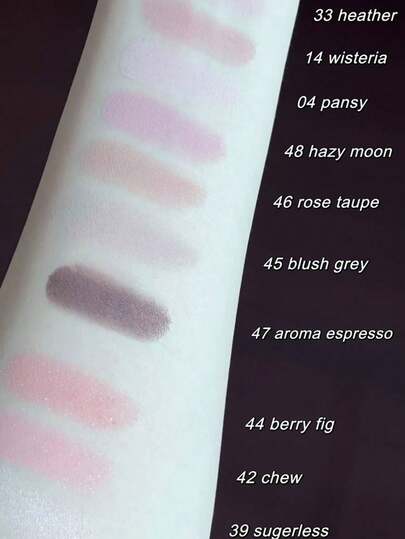 HOLIKA HOLIKA ظلال العيون المفضلة لدي 48 HAZY MOON، خفيفة القوام قابلة للامتزاج، ملمس مسحوق ناعم، صبغة طويلة الأمد، حجم صغير للجيب، للتطبيق باليد، لا تتكتل، إعادة لمسه في أي وقت، ضروري للسفر، مزيل للانتفاخ، مكياج سريع 5 دقائق، مستحضرات تجميل كورية، 1.8 جر