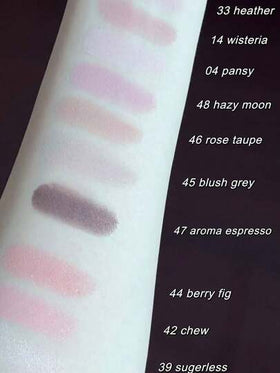 HOLIKA HOLIKA ظلال العيون المفضلة لدي 48 HAZY MOON، خفيفة القوام قابلة للامتزاج، ملمس مسحوق ناعم، صبغة طويلة الأمد، حجم صغير للجيب، للتطبيق باليد، لا تتكتل، إعادة لمسه في أي وقت، ضروري للسفر، مزيل للانتفاخ، مكياج سريع 5 دقائق، مستحضرات تجميل كورية، 1.8 جر
