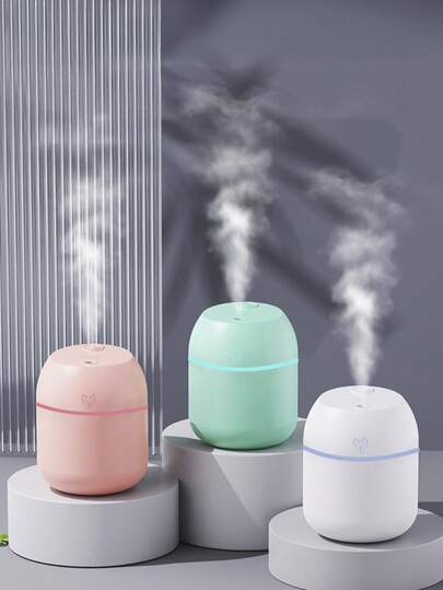 مجموعة مكونة من (جهاز نشر العطور + زيوت عطرية)، جهاز ترطيب الهواء بوجه مبتسم محمول بمنفذ USB سعة 220 مل، زيوت عطرية متعددة الروائح سعة 10 مل، مناسب للمنزل والفندق والحمام لتعطير الهواء وإزالة الروائح الكريهة، عطر طويل الأمد