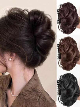 مشابك شعر مزخرفة بأشكال أزواج السرطان من الشعر الاصطناعي المجعد، إكسسوارات شعر هدية للفتيات في عيد الحب