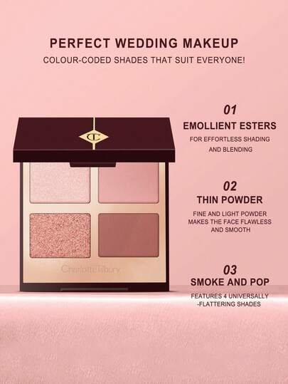 Charlotte Tilbury شارلوت تيلبري لوكس ظلال العيون باليت بيلو توك - 0.18 أونصة/5.2 جرام (شحنة عشوائية من الإصدارات الجديدة والقديمة)