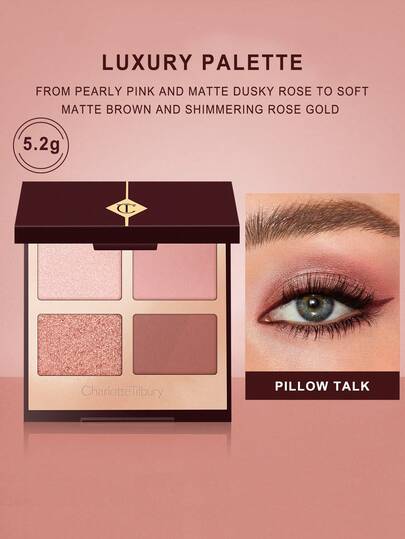 Charlotte Tilbury شارلوت تيلبري لوكس ظلال العيون باليت بيلو توك - 0.18 أونصة/5.2 جرام (شحنة عشوائية من الإصدارات الجديدة والقديمة)